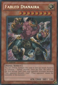 Fabled Dianaira - HA04-EN043 - Secret Rare - Unlimited Edition x3 - Near Mint