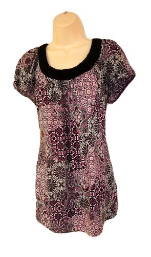 short puff cap sleeve top shirt | eBay