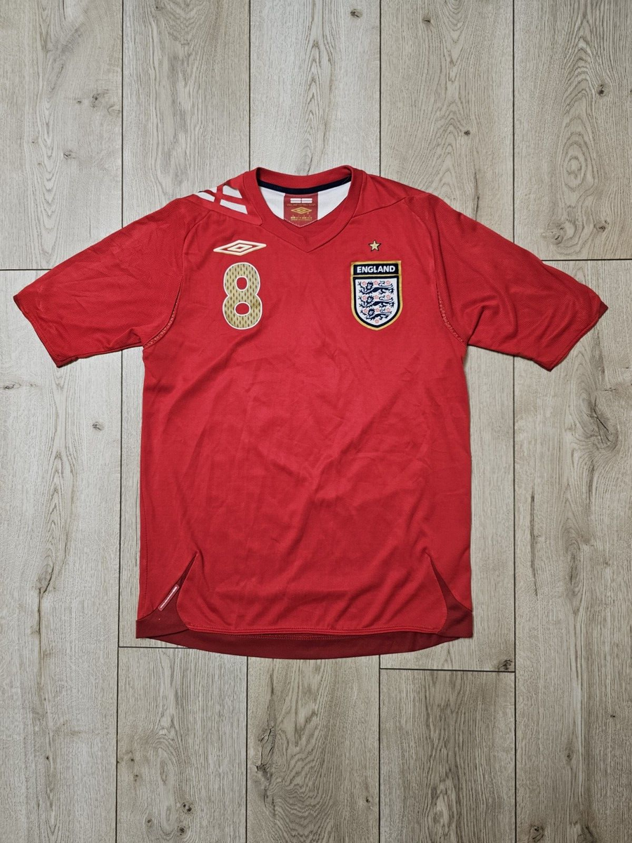 UMBRO England ランパード8 ENGLAND 2006 2008 AWAY LAMPARD FOOTBALL SHIRT SOCCER JERSEY RETRO
