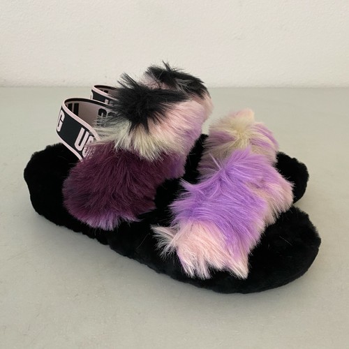 UGG Womens Oh Yeah Tie Dye Slide Slipper Magnolia Size 7 1119821 - Picture 3 of 7