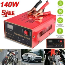 Car Battery Charger Heavy Duty 12V/24V Smart Automatic Intelligent Pulse Repair