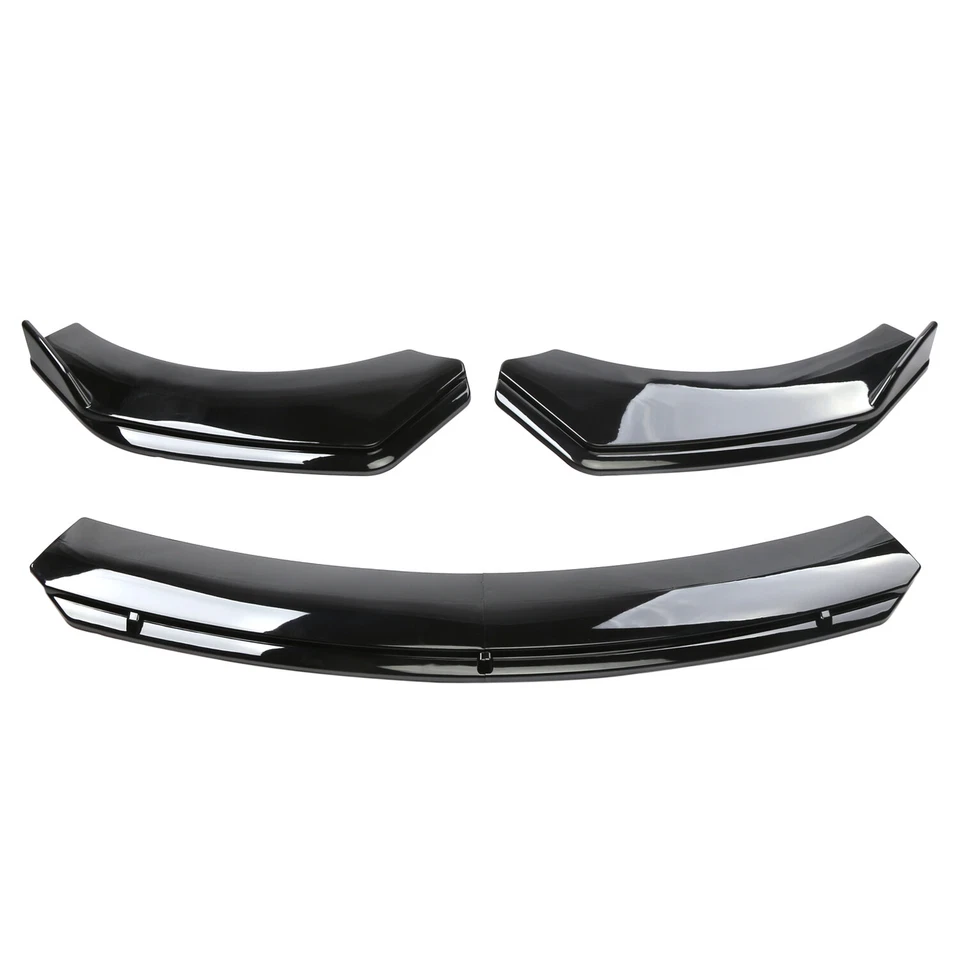 Glossy Universal Car Front Bumper Lip Body Spoiler Splitter Kit For Dodge Viper Foto 4 de 4