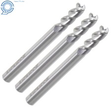 3Pc 3/16" Alu-Power 3 Flute Regular Length Carbide End Mill x 2" Overall Length