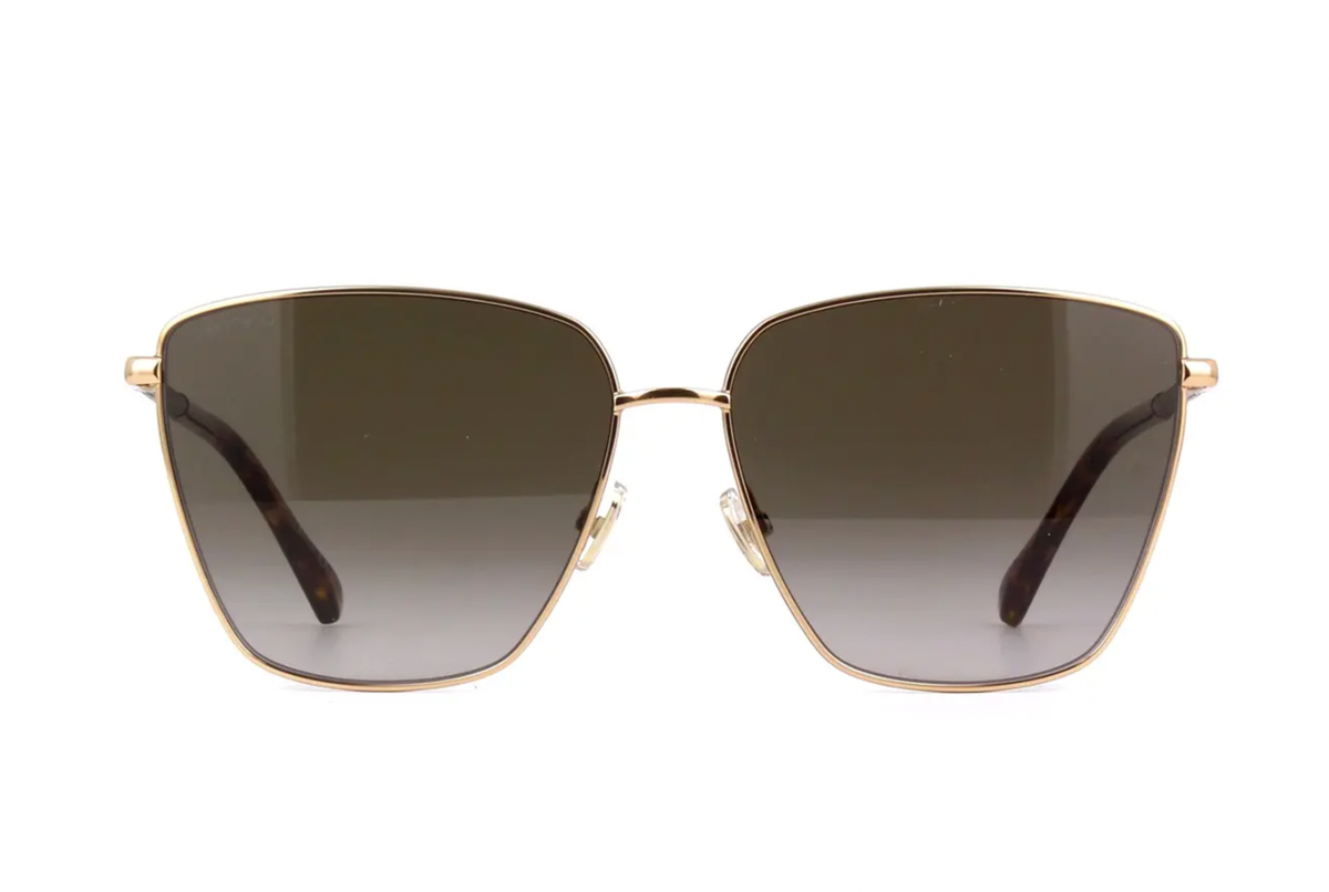 NEW JIMMY CHOO KORI/G/SK 06JHA GOLD BROWN GRADIENT AUTHENTIC NEW JIMMY CHOO KORI/G/SK 06JHA GOLD BROWN GRADIENT AUTHENTIC