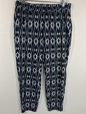 Athleta Women's Yoga Pants 12 Geometric Print Stretch Activewear Athletic