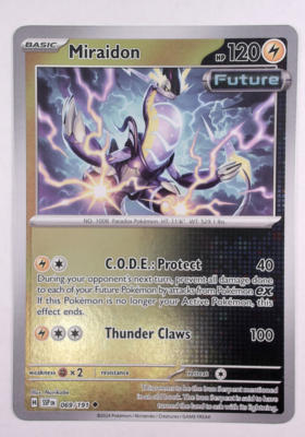 Miraidon 069 Pokemon TCG SV08: Surging Sparks Uncommon Reverse