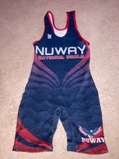 Bo Nickel signed PA AddixGear NUWAY Wrestling Singlet Freestyle / Folkstyle AS