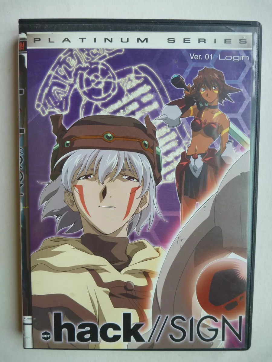 Hack SIGN Vol 1 Login Platinum Series DVD Anime