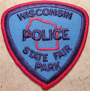 WI Vintage Wisconsin State Fair Park Police Patch