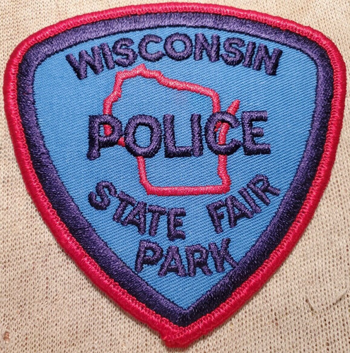 WI Vintage Wisconsin State Fair Park Police Shoulder Patch