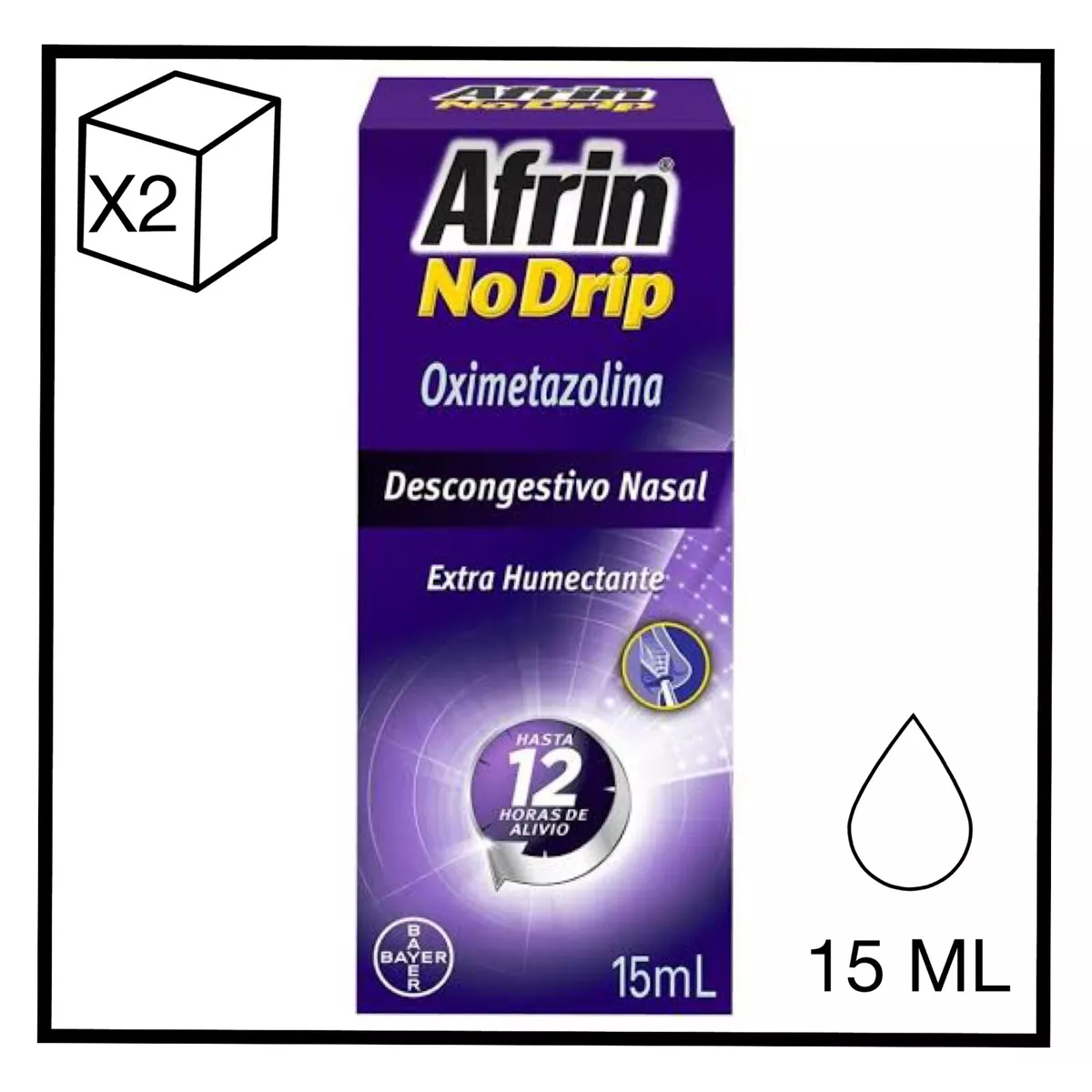 X2 AFRIN LUB ADULT CONGESTION 20 ML EA 40 ML TOTAL