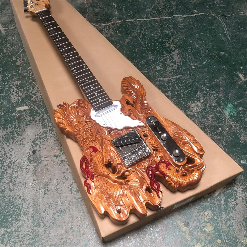 ギター niwa New 6-string Carved Electric Guitar with Negative Matte Paint