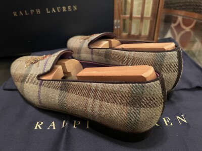 Ralph Lauren Purple Label Gent's Size 9.5 Wool Crest