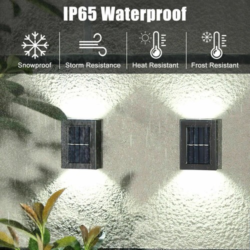 Solar Wall Lamp Outdoor Garden Waterproof Household Wall Lamp Light Up And Down - Picture 13 of 30
