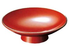 Sakazuki Japanese Sake Cup Traditional Vermilion Ancient Lacquer Style Gold Edge