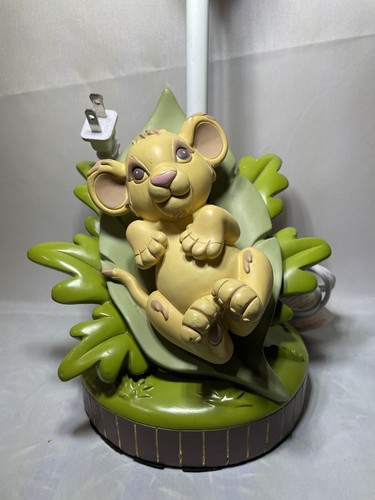Vintage 90's Disney LION KING SIMBA Lamp Base Baby Nursery Works - Picture 3 of 7