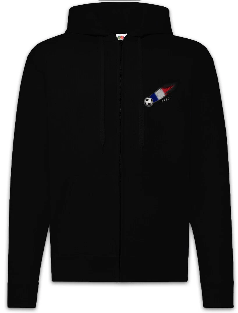 France Football Comet I Zipper Hoodie french Soccer Flag World Championship