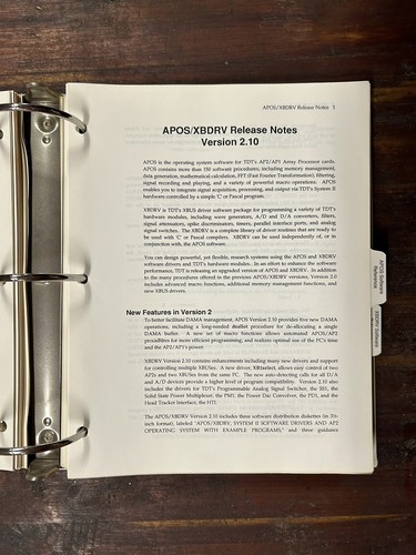 SYSTEM II Installation Guide Tucker-Davis Technologies 1995 - Picture 4 of 12