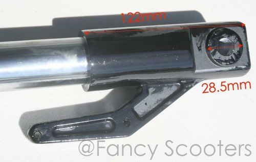 SUSPENSIÓN DE HORQUILLA INVERTIDA DE 25" PARA FRENO DE DISCO DIRT BIKE PIT BIKE - Imagen 5 de 6