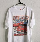 New Hampshire 300 2007 NASCAR Shirt XL White Distressed 