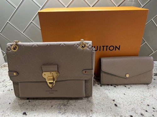 Louis Vuitton Vavin PM Empreinte Leather M44929 Turtledove (taupe) EUC |  eBay