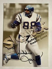 1998 Skybox Autographics Freddie Jones San Diego Chargers Autograph