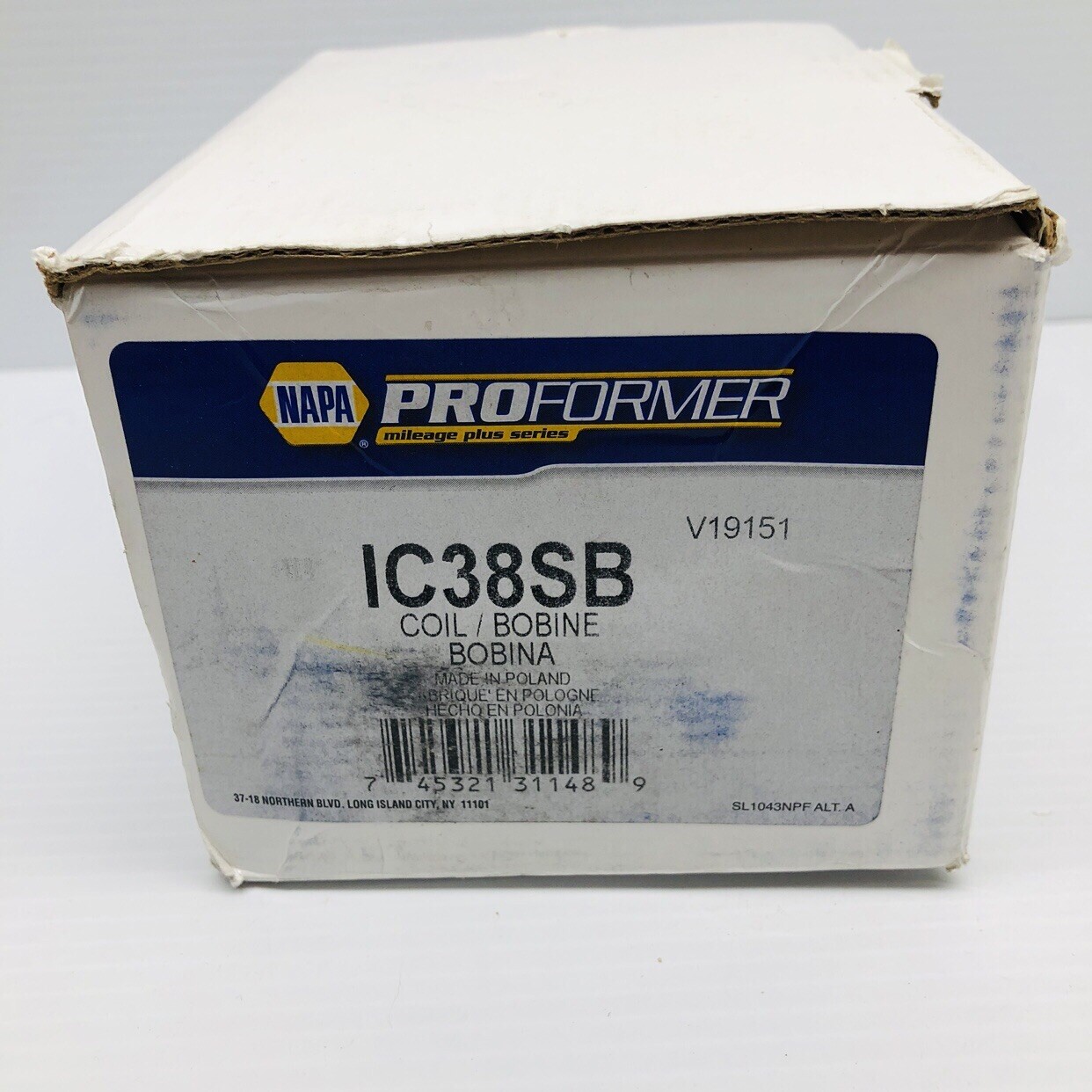 Napa ProFormer Ignition Coil IC38SB