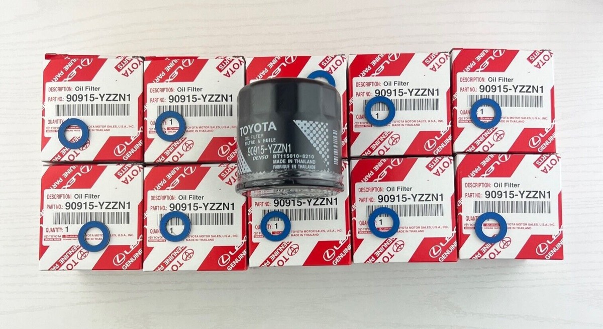 New 90915-YZZN1, Qty 10, Fits Toyota Oil Filters With Drain Plug