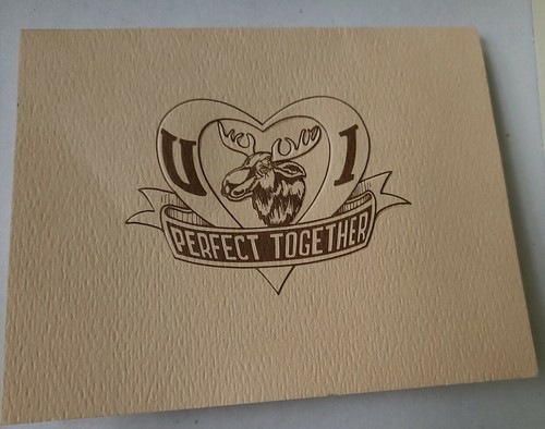 Serviettes vintage Perfect Together Heart Moose Lodge et anneaux de serviette en laiton NEUF - Photo 5/9