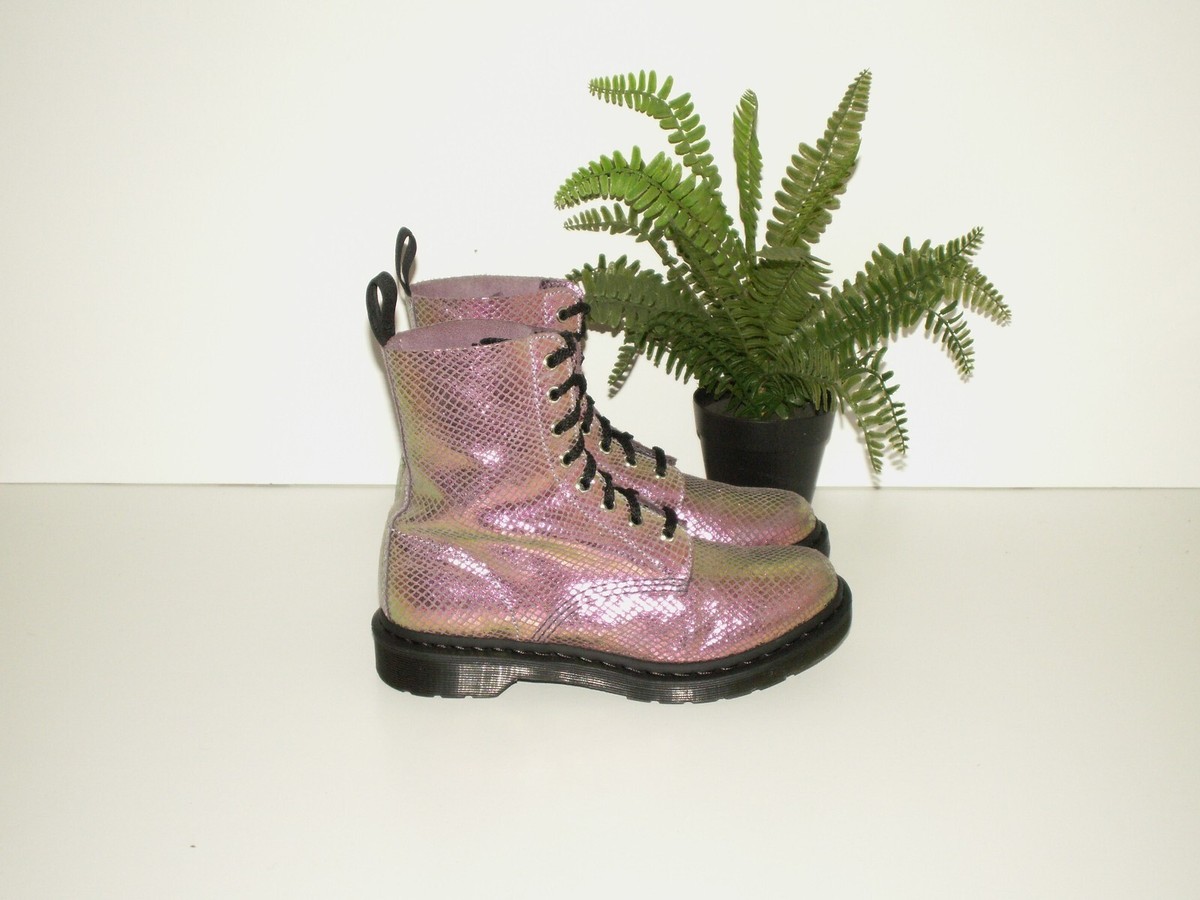 Dr Martens Boots 1460 Pascal Iridescent Martens Vegan 1460 Pascal