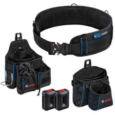 Bosch Professional Tool Belt 93 Kit Pouch/Holster ProClick High Ergonomic Fit