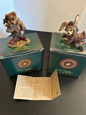 Boyds Bears  Friends Nativity Series 3 Shepherd  Hare Figurines Collectible
