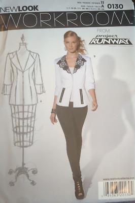 New Look Sewing pattern # 0130 Misses' JACKET size 8-18  UC/FF (2012)