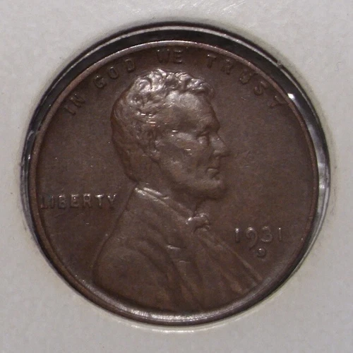 1931 D Lincoln Wheat Cent , XF