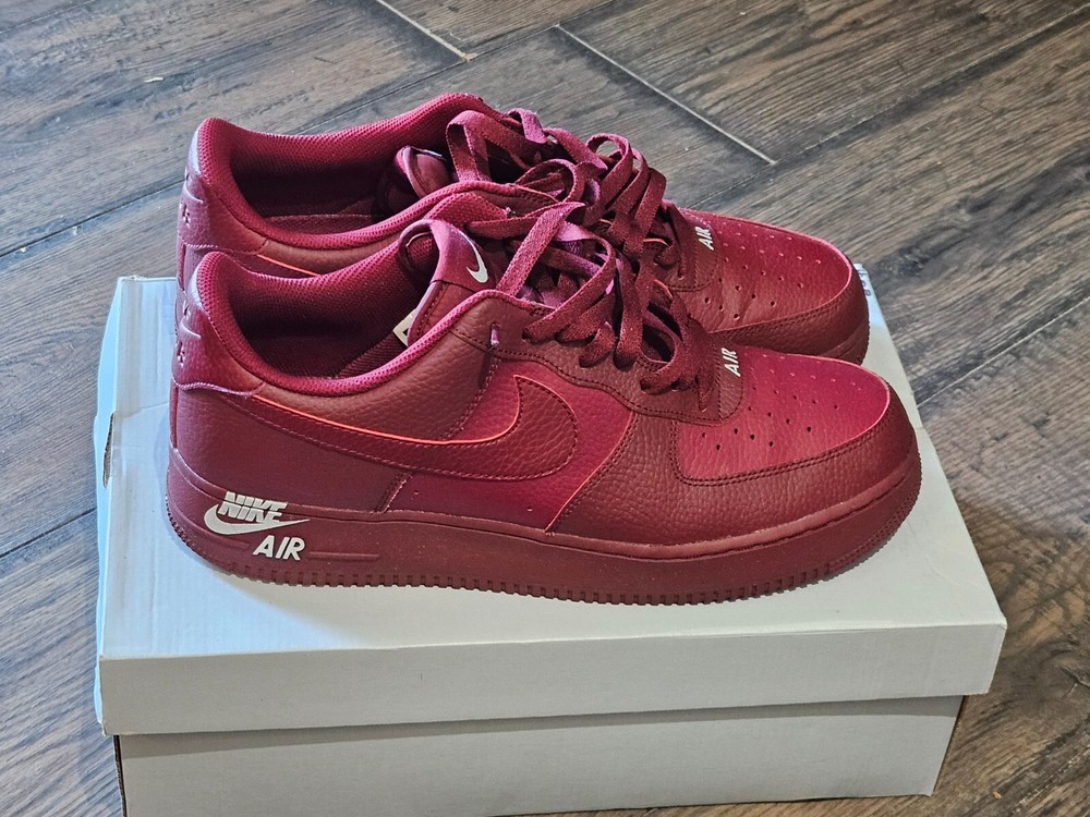 Nike Air Force 1 07 Team Red AJ7280-600 Size 12 Sneakers
