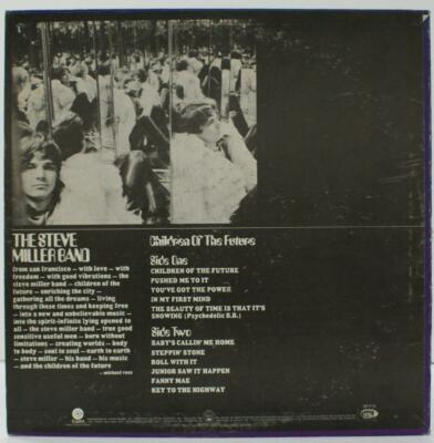 THE STEVE MILLER BAND - CHILDREN OF THE FUTURE - ROCK VINYL LP | eBay