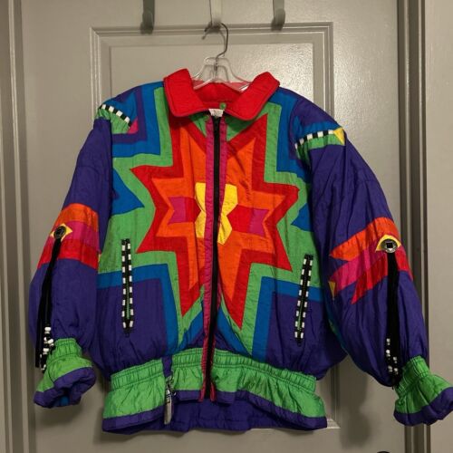 Vintage Multicolor Neiman Marcus Ski Jacket