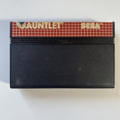Gauntlet Sega Master System Cartridge (1985) Vintage Video Game Tested Australia