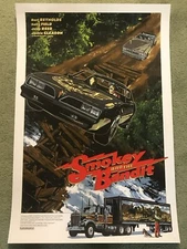 Smokey And The Bandit Burt Reynolds Movie Art Print Poster Mondo Ben Terdik