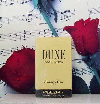 Christian Dior Dune Pour Homme EDT Spray 1.7 FL. OZ. Sealed Box. Vintage. 2001