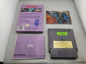 Romance of the Three Kingdoms II NES Nintendo Complete In Box CIB Great Shape