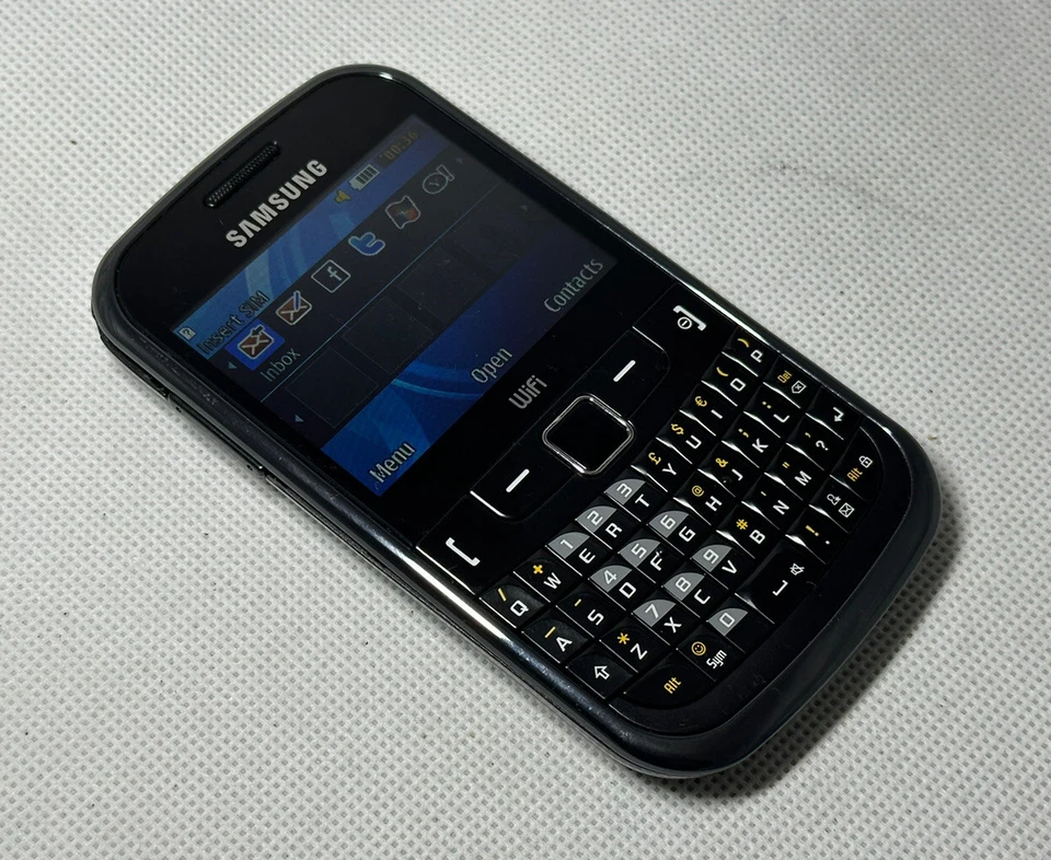 Samsung Chat 335 - S3350 - Black (Unlocked) QWERTY  Mobile Phone, photo 2 of 5
