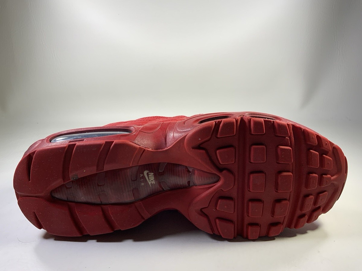 Nike Air Max 95 Triple Red Varsity Mens Size 8 Rare Sneakers