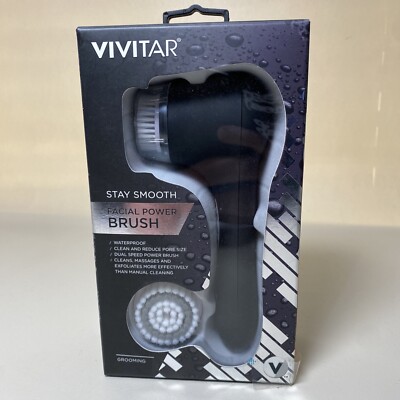 Vivitar Facial Power Brush *NEW* Cleans & Exfoliates - Waterproof, Cordless 