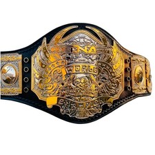 TNA World Heavyweight Wrestling Championship Replica Title Belt 2MM & 4MM Brass