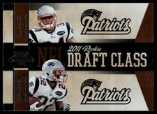Shane Vereen / Stevan Ridley 2011 Playoff Contenders #17 Draft Class Patriots
