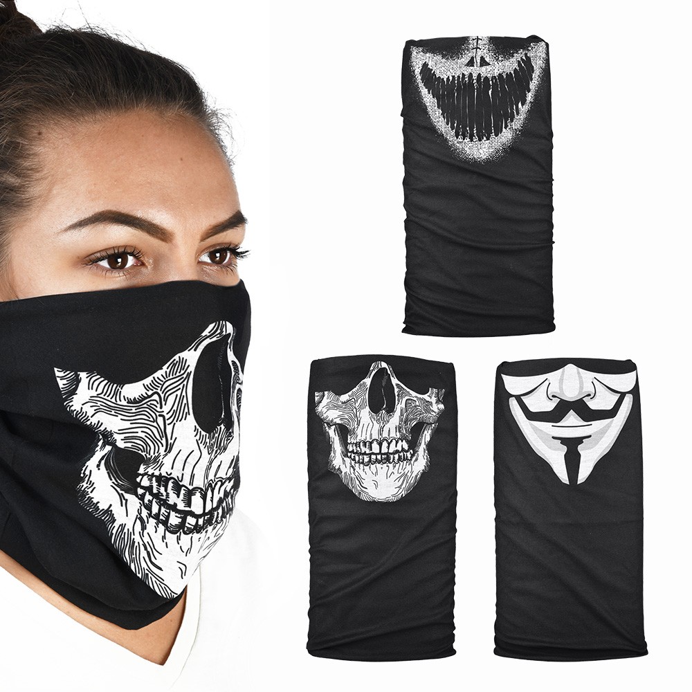 Oxford Comfy Masks Motorcycle Thermal Neck Warmer Neck Tube Balaclava 3 Pack