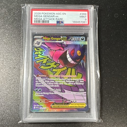 Mega Gengar ex graded PSA 9 for sale on eBay