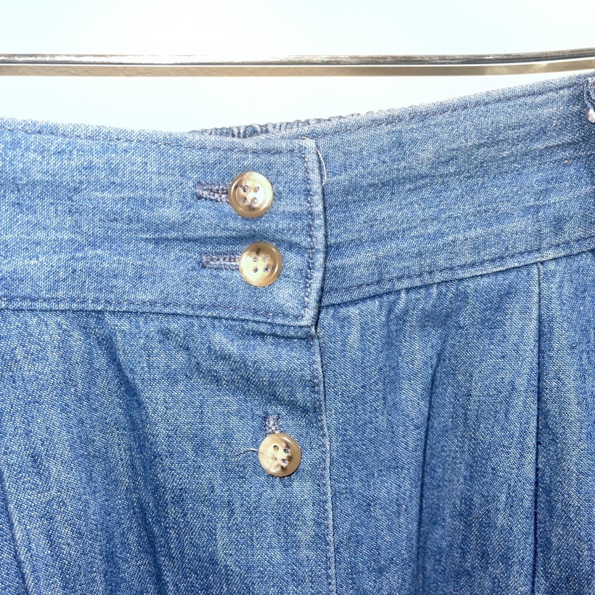Jupe Norm Thompson Coton Doublure Taille 10 – Rayures Multicolores, Longueur Genoux, évasée NEUVE