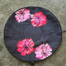 NEU TED BAKER GEBLÜMT GROSSE MAKE-UP TASCHE KOSMETIK KULTURBEUTEL KORDELZUGBEUTEL 